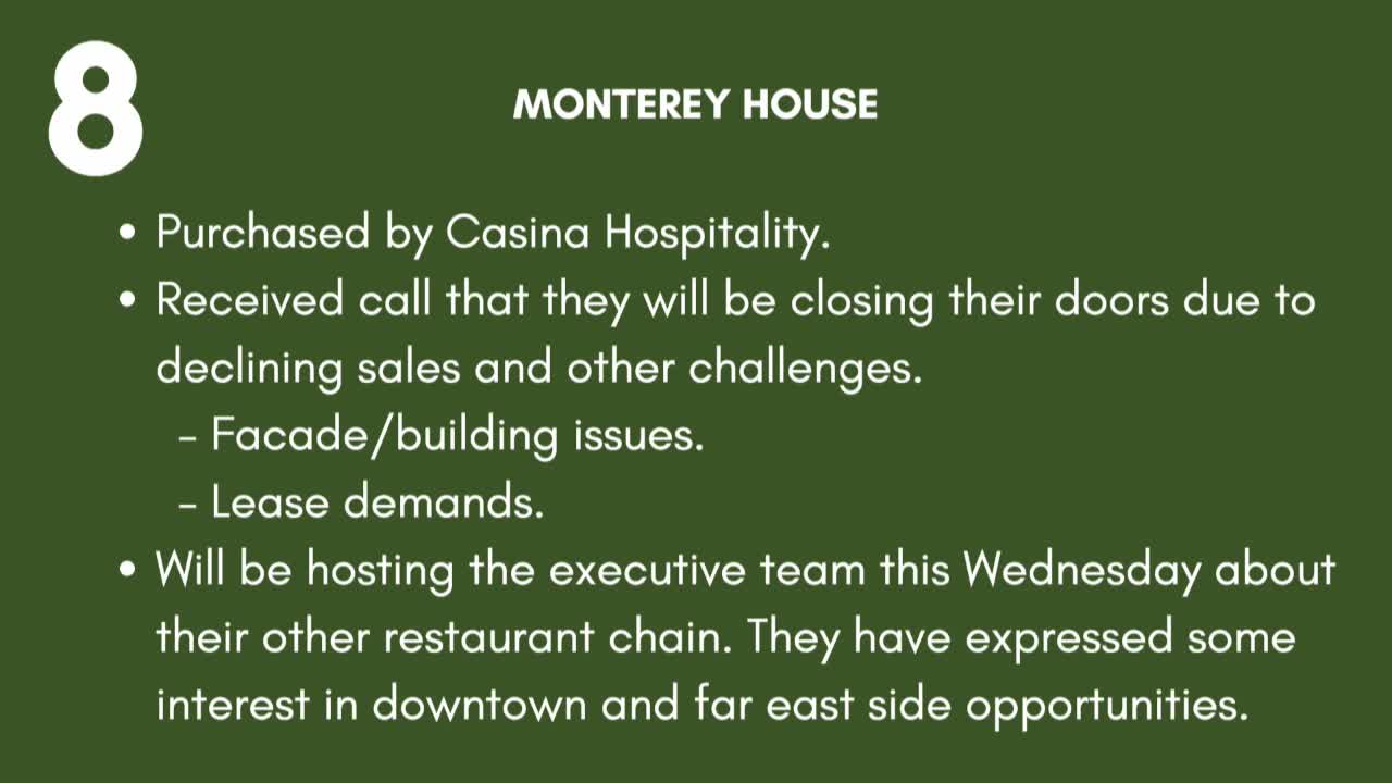 Dickinson EDC discusses strategies to support struggling local restaurants amid economic challenges