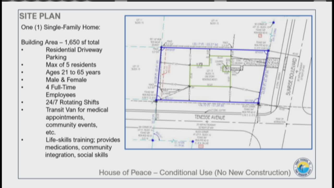 City Planning Board reviews House of Peace group home proposal near schools