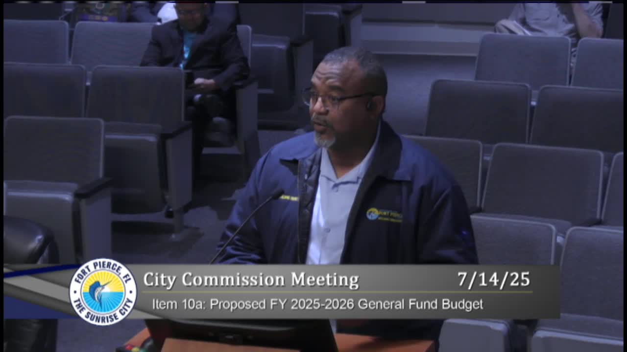 Fort Pierce Commission discusses budget challenges and golf course renovations