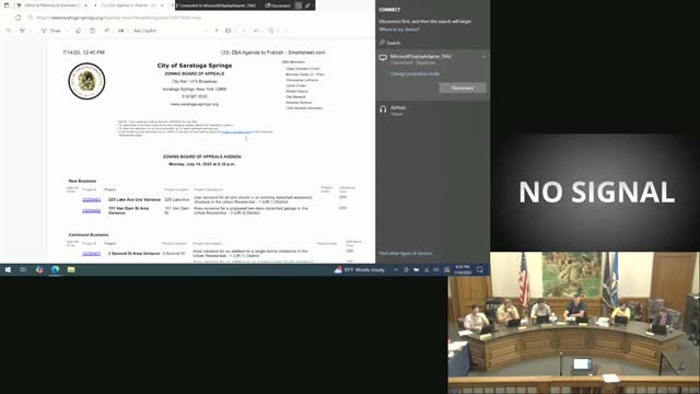 Zoning Board reviews use variance for arts studio at 225 Lake Avenue