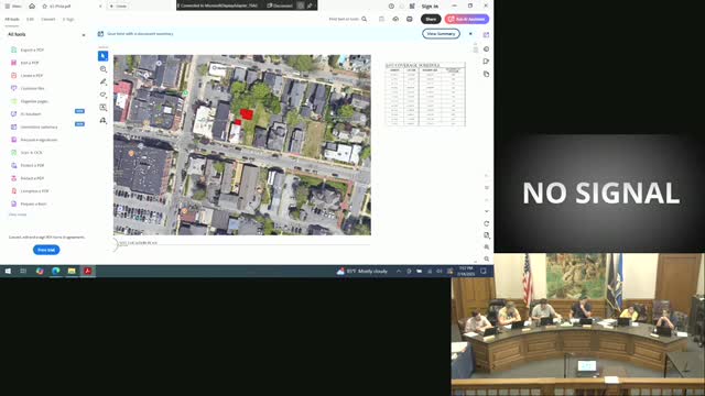 Design Review Board evaluates 134 Crescent Street garage area variance proposal