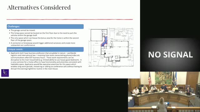 Zoning Board reviews proposed bathroom addition in contentious carriage house application