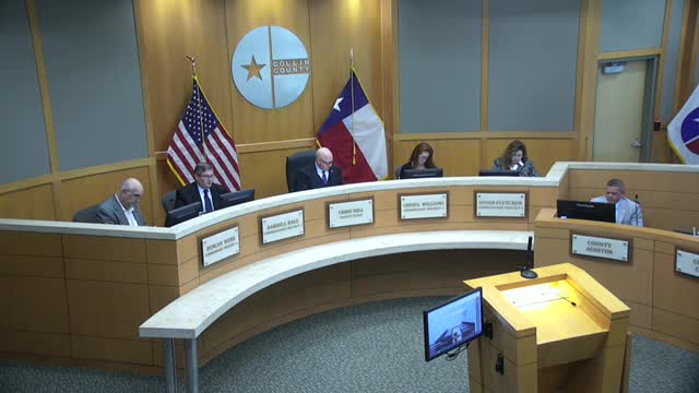 Collin County commissioners address budget concerns and hold public comments session