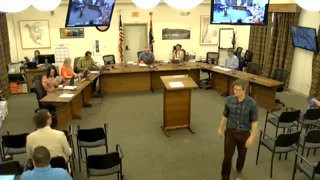 Teton County Commissioners introduce new General Services Director Mark Irwin at meeting