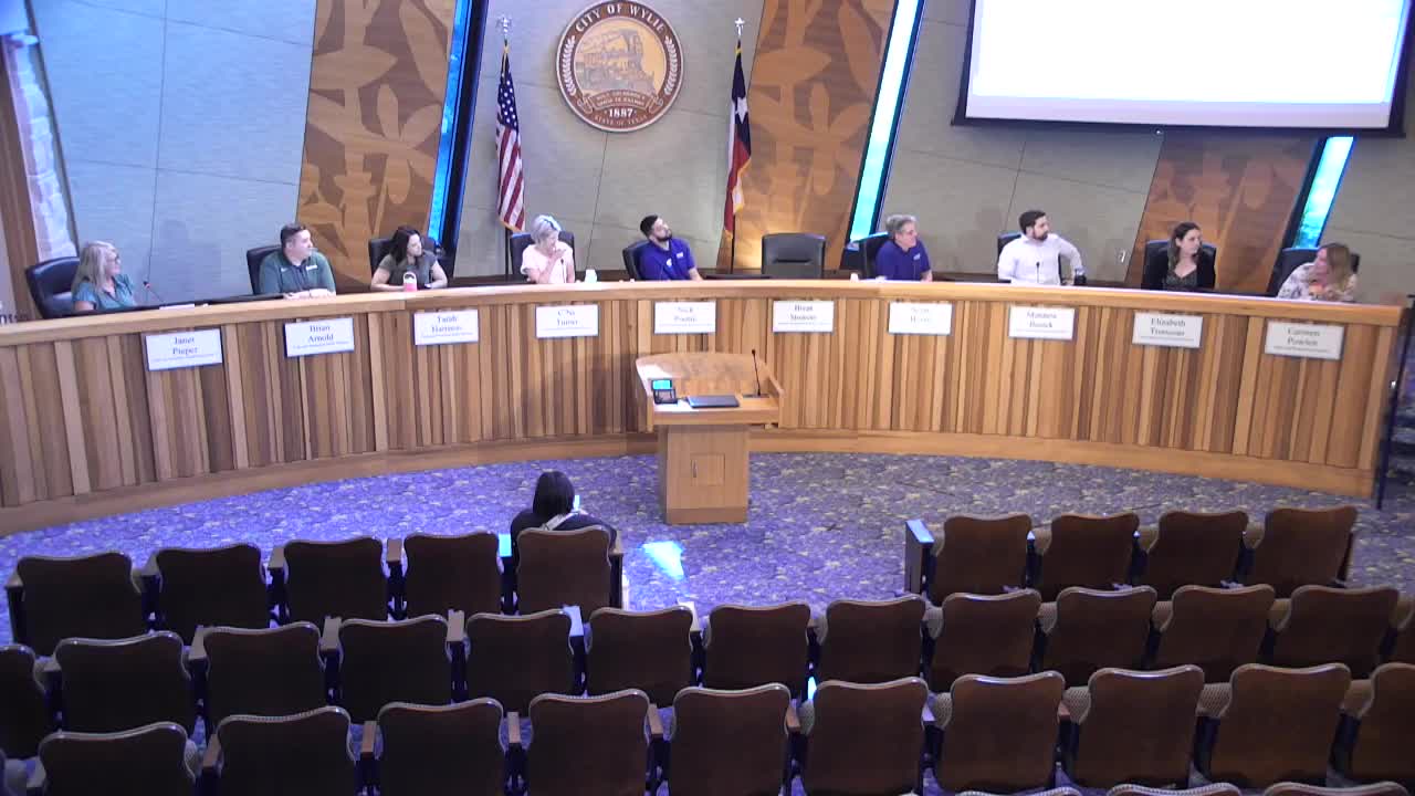 Wylie Parks and Recreation Board Welcomes New Members in Community Meeting