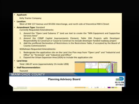 Doral company seeks land use amendment for heavy equipment expansion