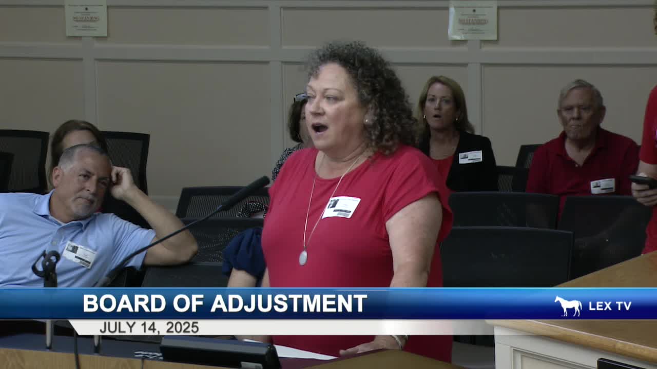 Lexington homeowners oppose accommodation application impacting neighborhood character
