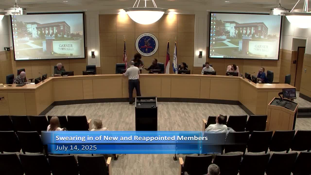Garner Planning Commission elects Philip Jefferson as chair and Ralph Carson as vice chair