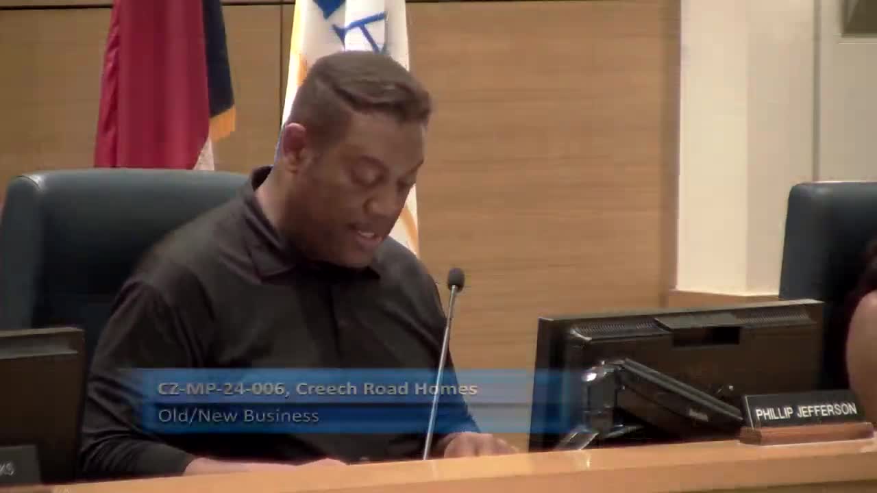 Creech Road Homes seeks Tier 2 rezoning for 37 single family units in Garner