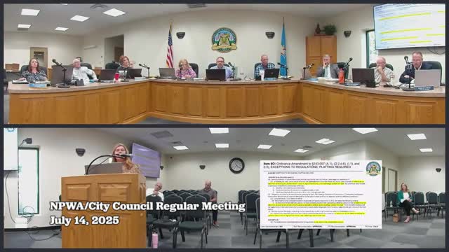 City Council approves ordinance allowing six lot creation on agricultural land