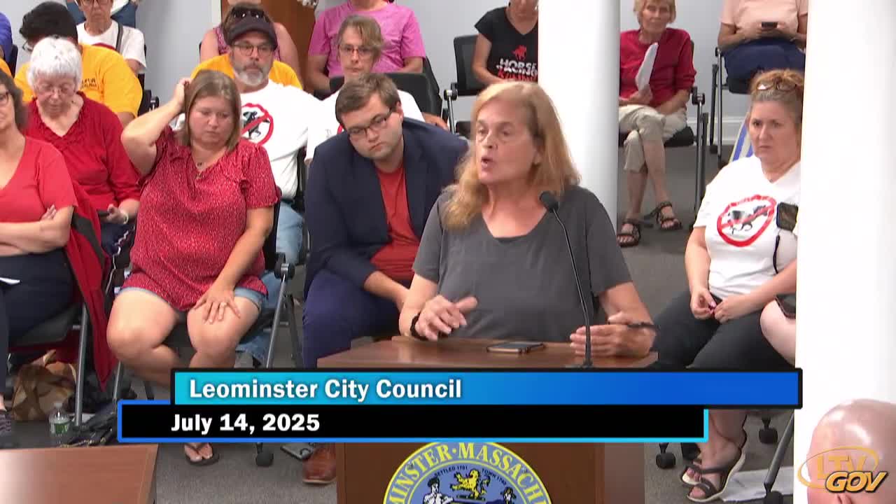 Leominster residents challenge gaming industry expansion amid concerns over economic vision