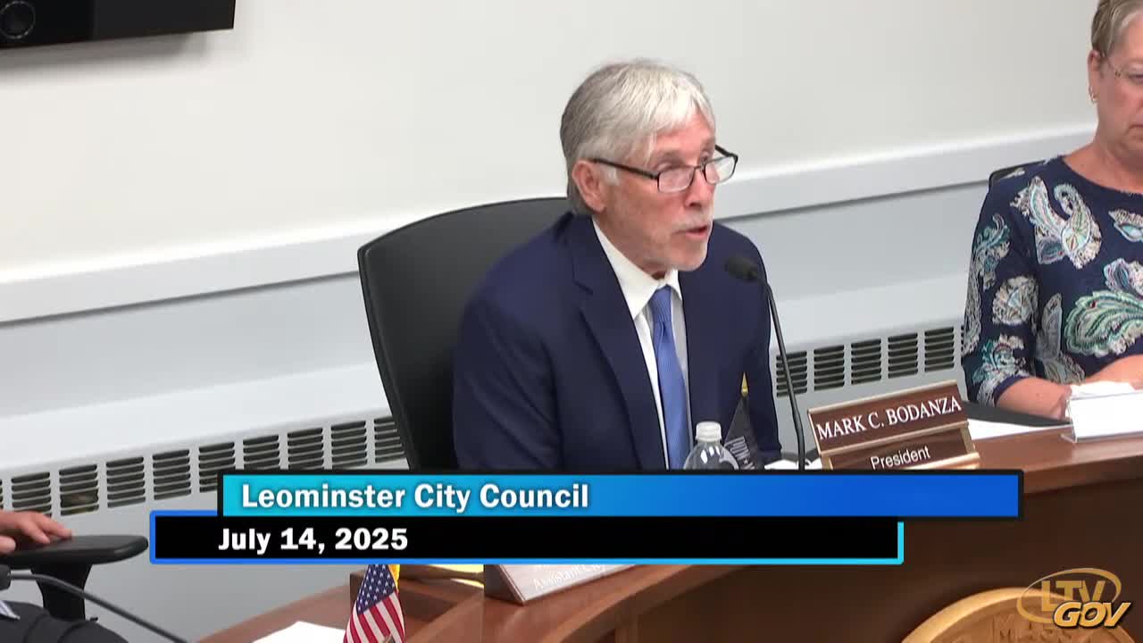 Councilor Robbins praises public discourse in Leominster development discussions