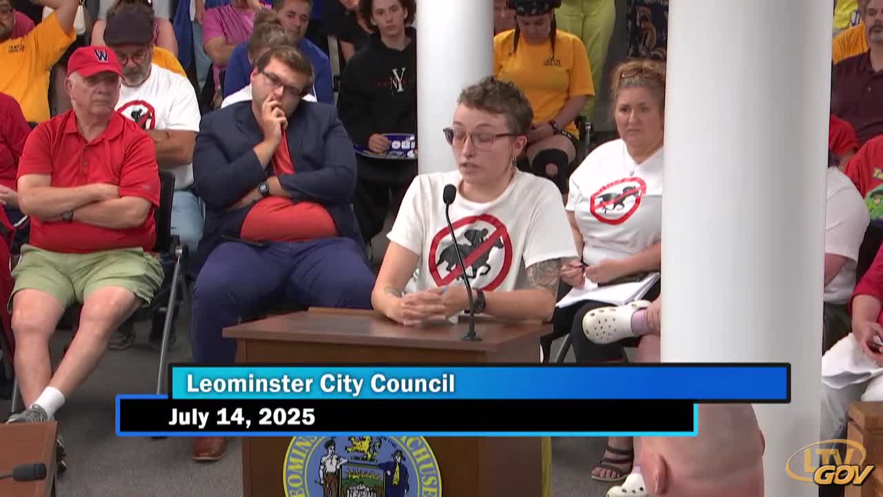 Leominster resident advocates for banning horse and dog racing due to welfare concerns
