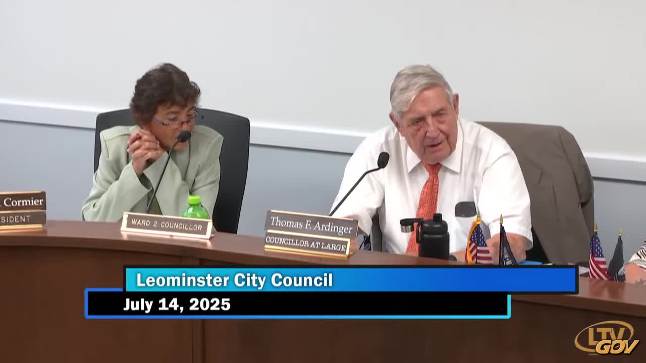 Leominster City Council confirms new conservation commission member Jordan Camacho