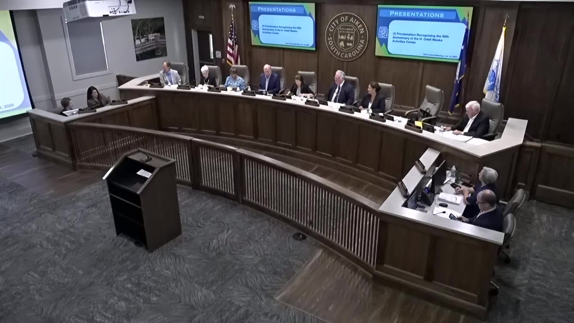 Aiken City Council declares July as Parks Recreation and Tourism Month