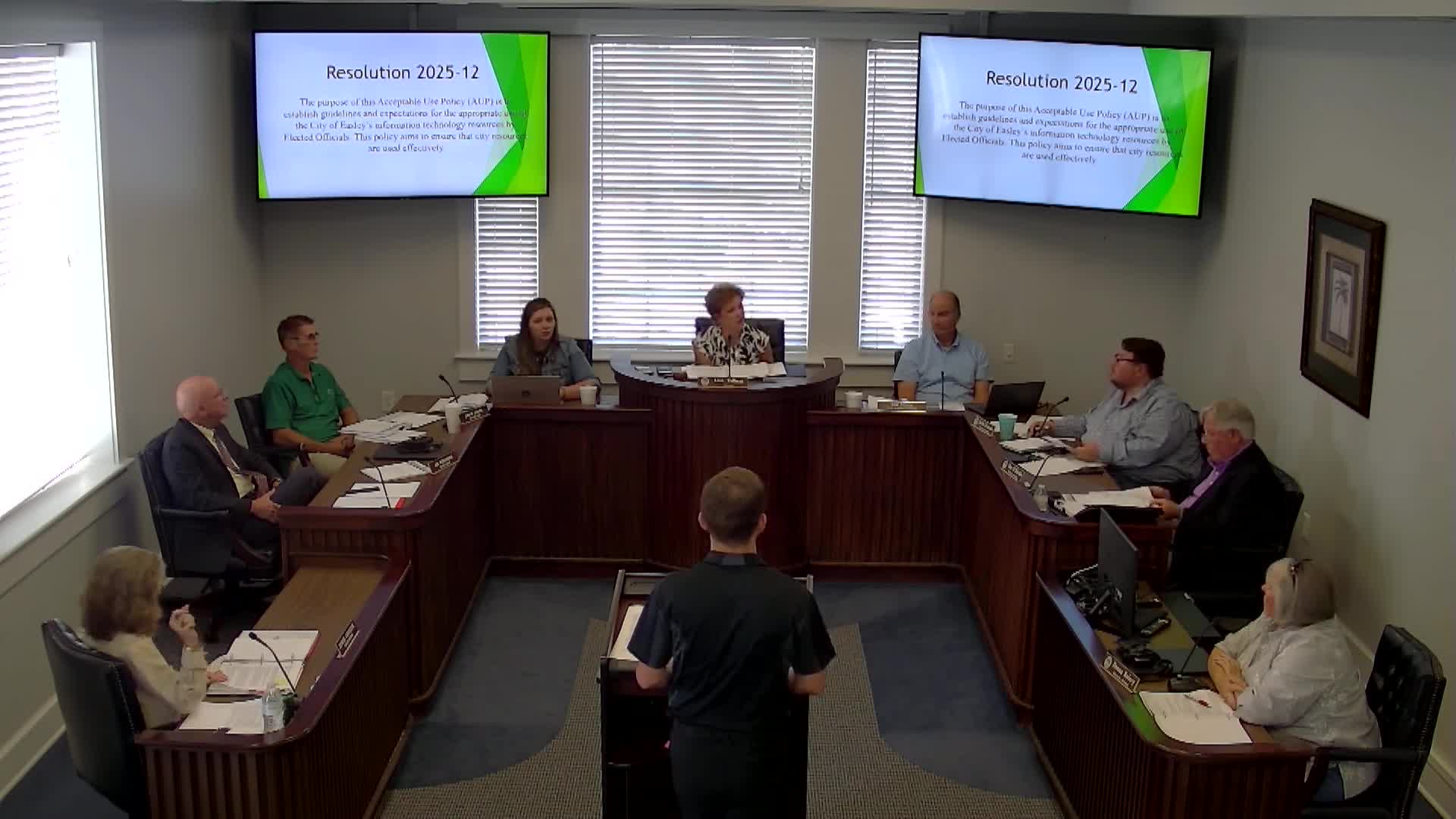 Easley officials discuss new email and social media policies amid First Amendment concerns