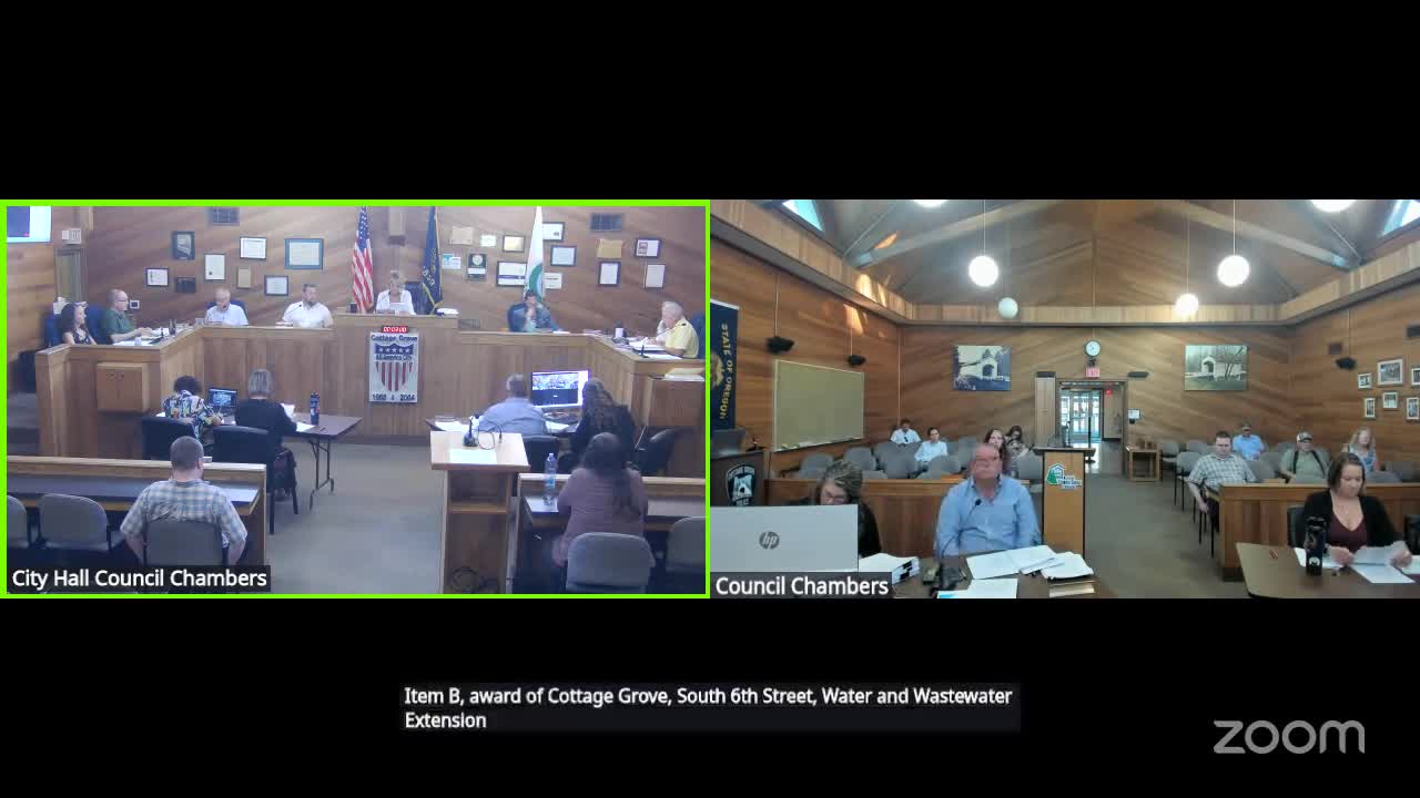 Cottage Grove awards water utility extension contract to H and J Construction