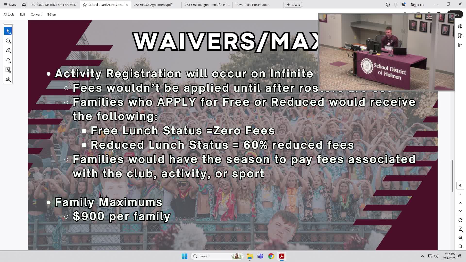 School board proposes flexible student fee payment system for families