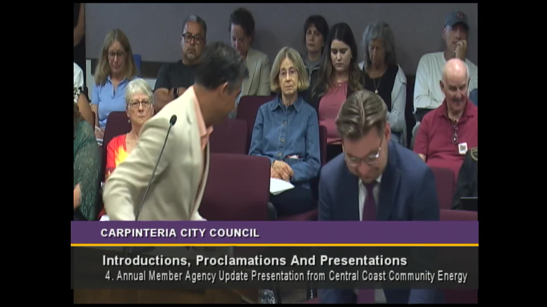 Mike Paduno highlights battery savings and electric load concerns at sanitary district meeting