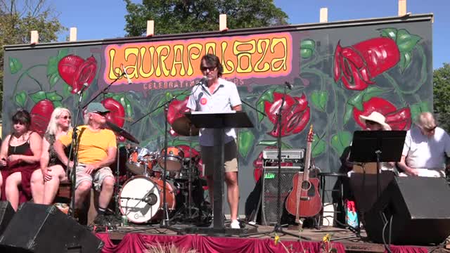 Corky Clermont honors Laura's 35 years of service at museum blessing ceremony