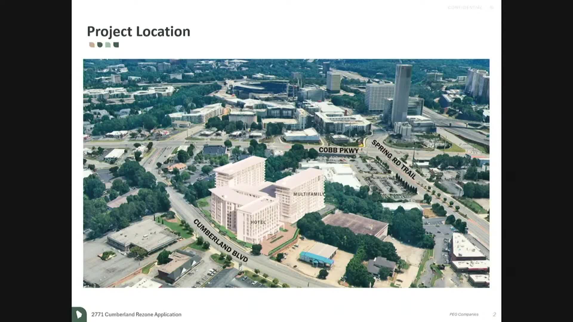 Peg Companies unveils mixed-use redevelopment plans near Truist Park