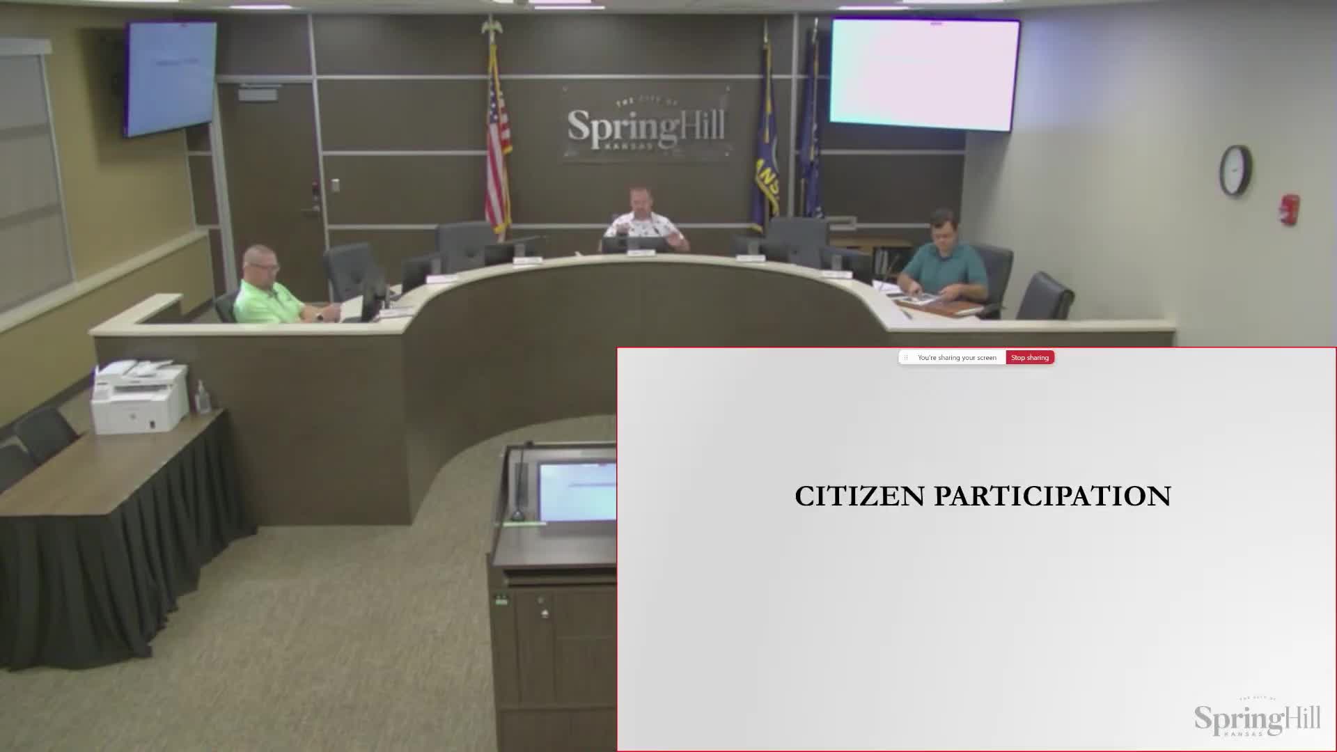 Spring Hill resident cites citation for backyard carport, seeks variance or appeal