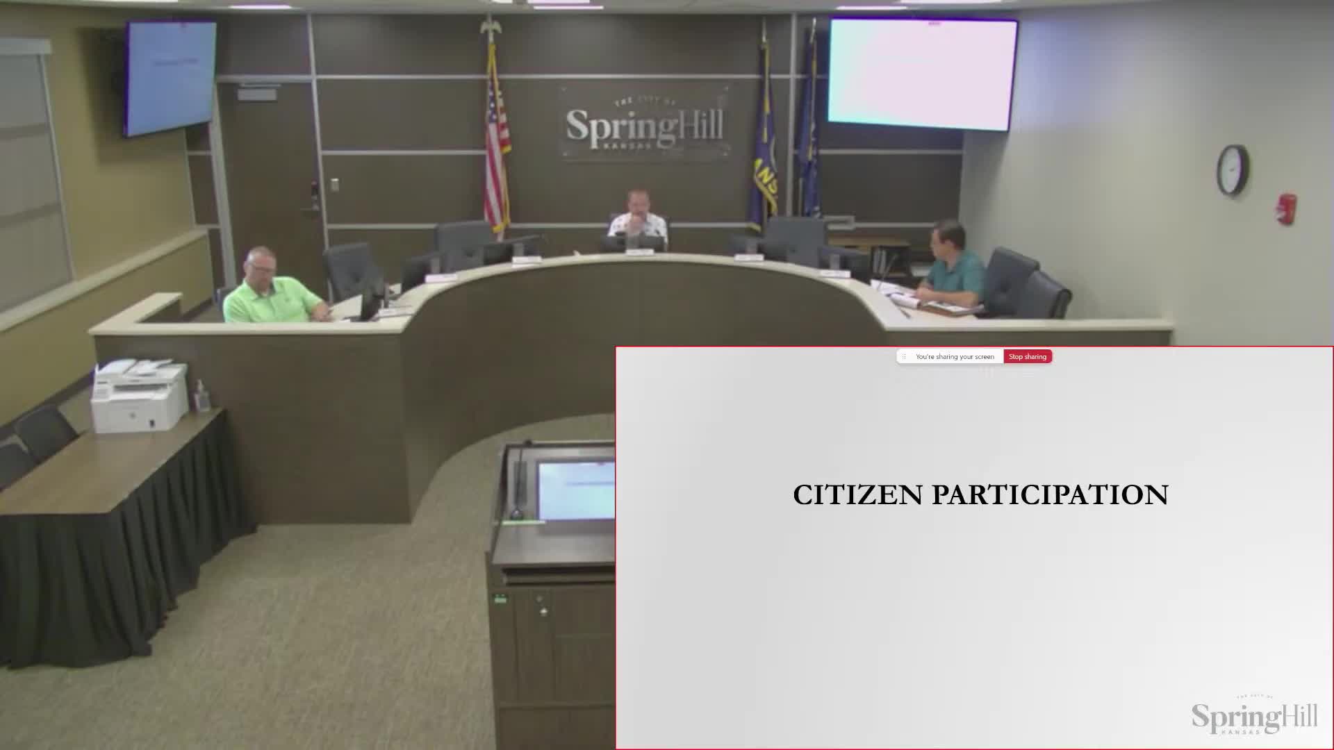 Spring Hill council votes to notify counties it will exceed revenue-neutral rate, sets Aug. 28 hearing