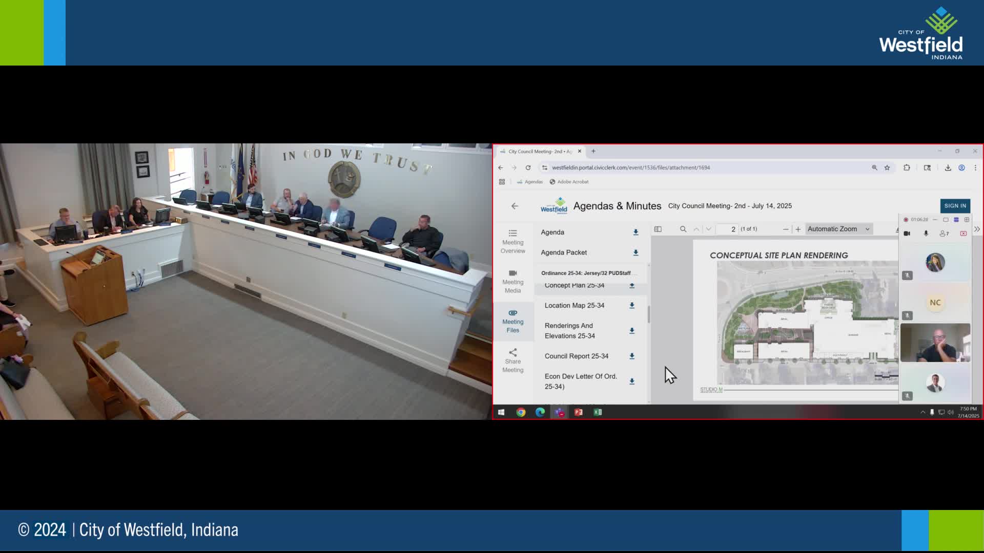 Westfield Council approves Trailside Business Park and Police Headquarters ordinances