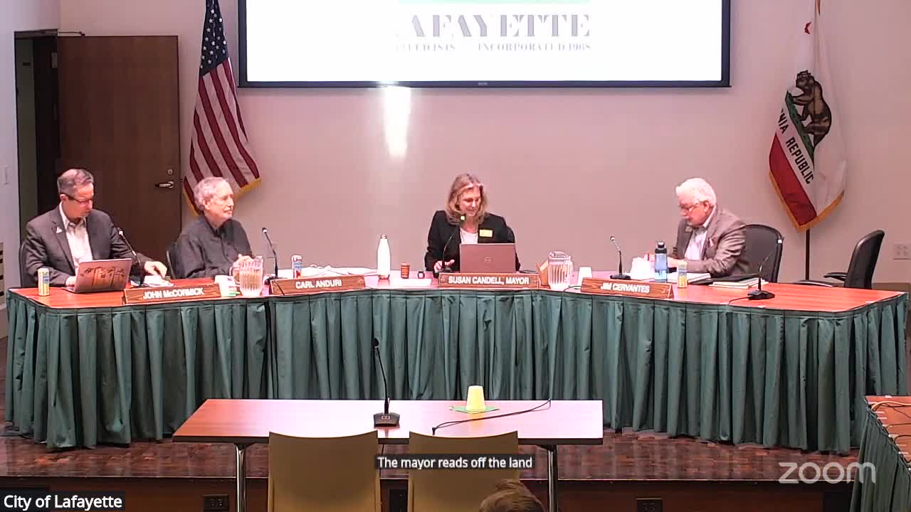 Lafayette City Council adopts land acknowledgment statement and announces ADU Accelerator program