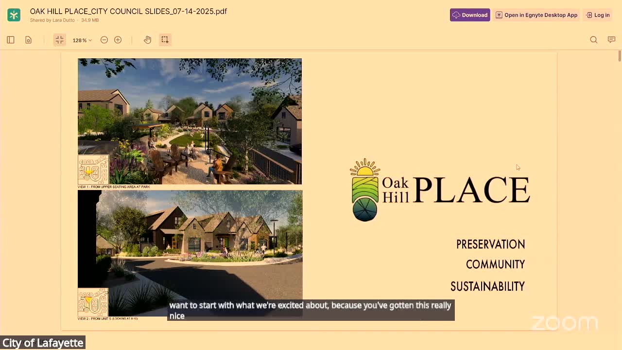 Developer Laura Duto presents Lafayette housing project focused on community and sustainability
