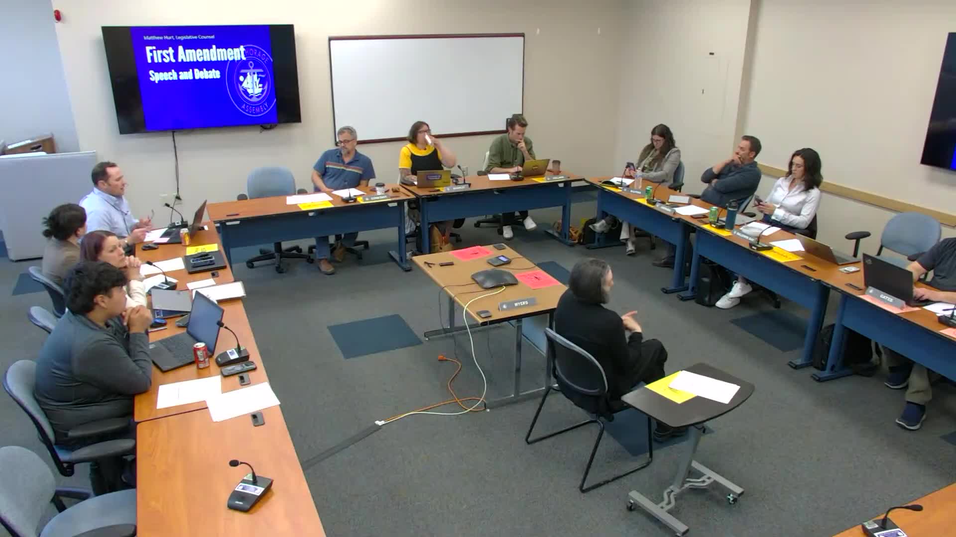 Assembly attorneys brief members on First Amendment limits, decorum and points-of-order procedures