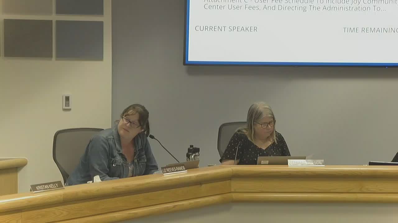 Finance committee debates short-term funding to keep Joy Community Center open