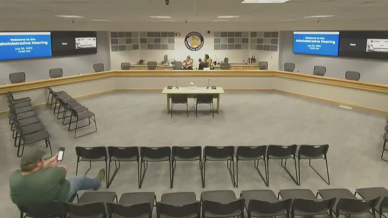 Hearing officer approves Frostbite Subdivision quick plat with conditions