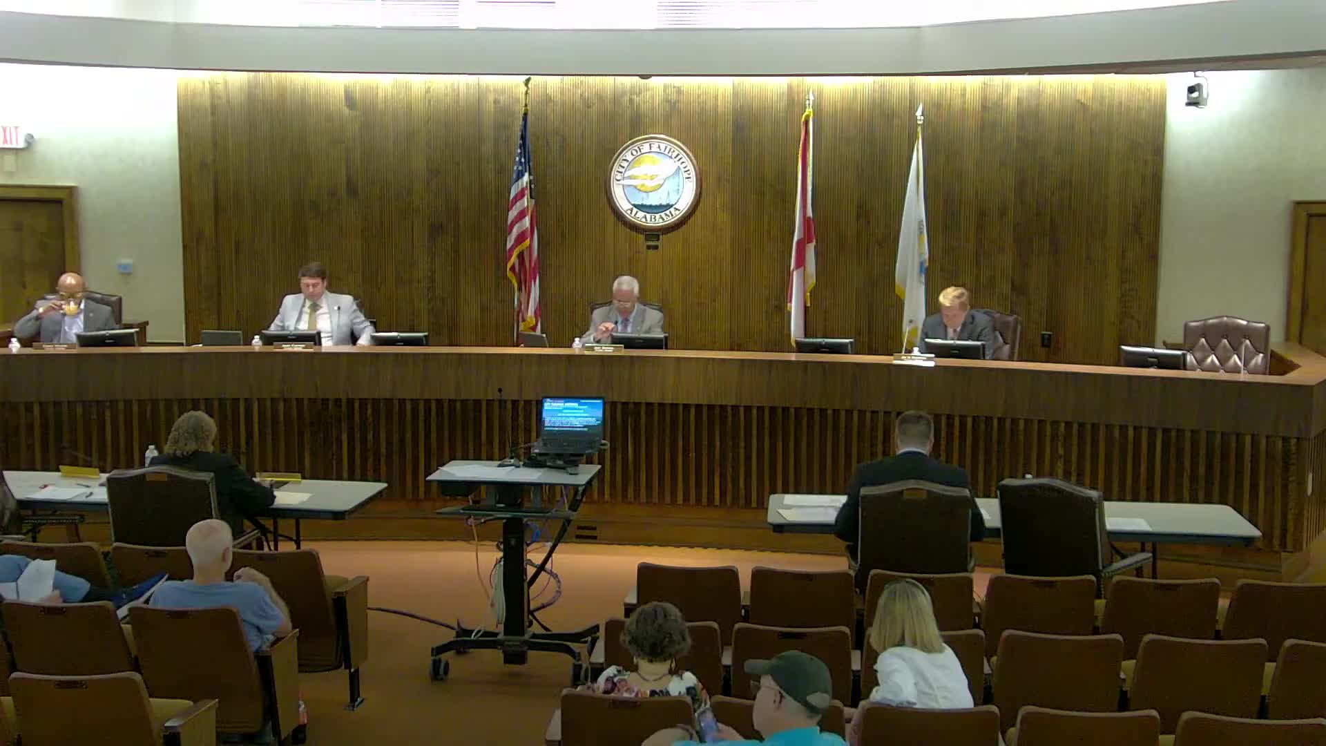 Fairhope City Council approves amendments for construction projects and promotes police officers
