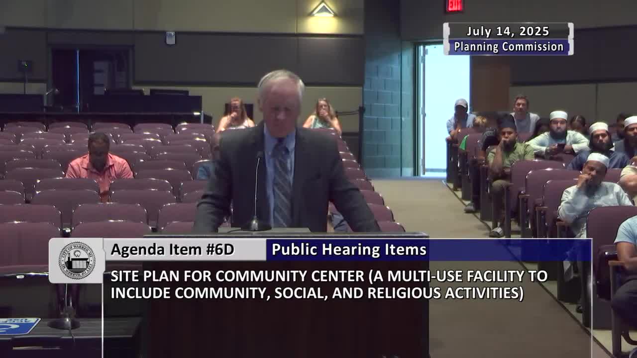 Warren planning commission considers approval for controversial community center project