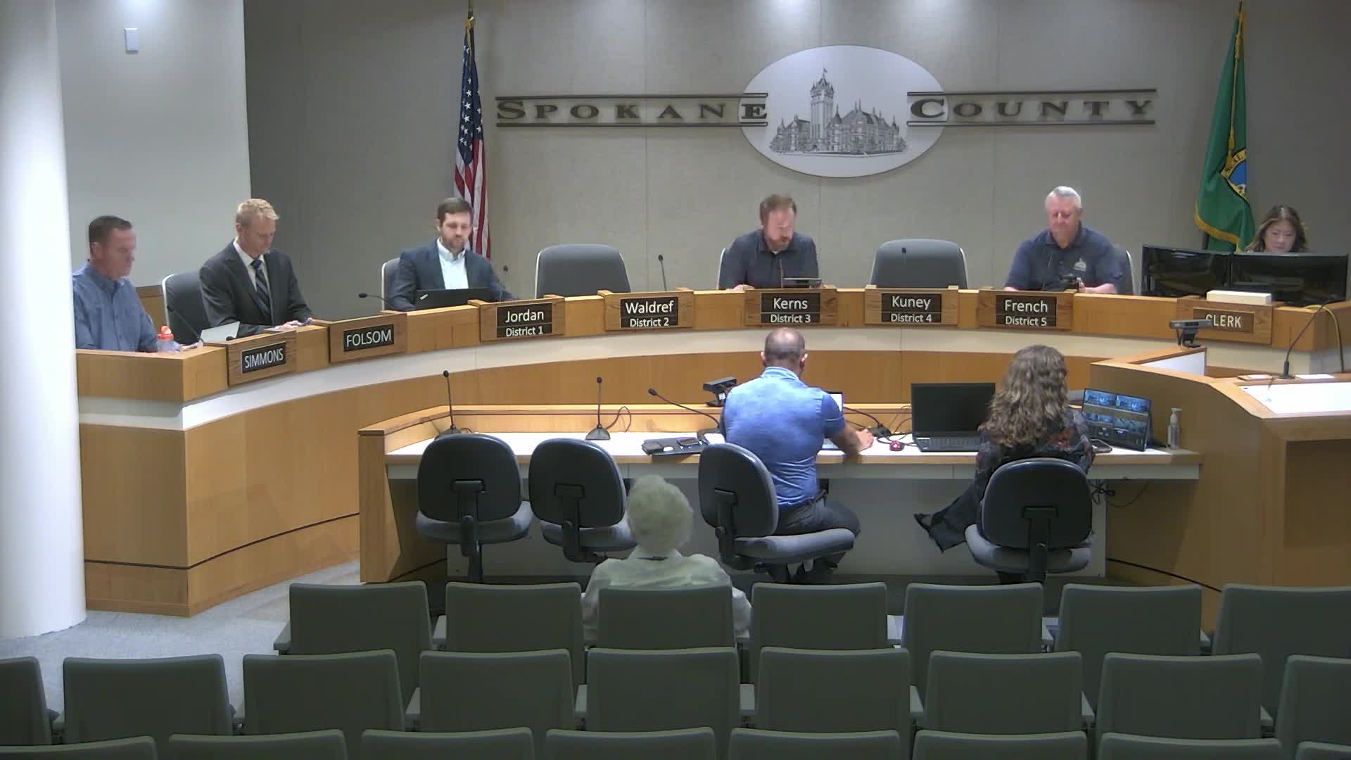 Mayor Cooper commends staff during Spokane County open public forum