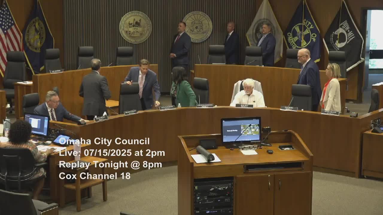 Omaha City Council designates July 2025 as Parks and Recreation Month