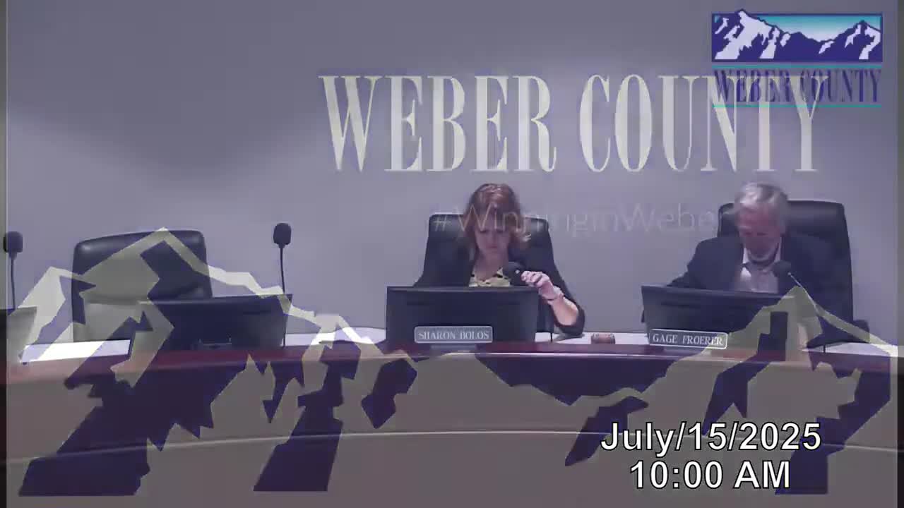Weber County Commission discusses community achievements and public safety priorities