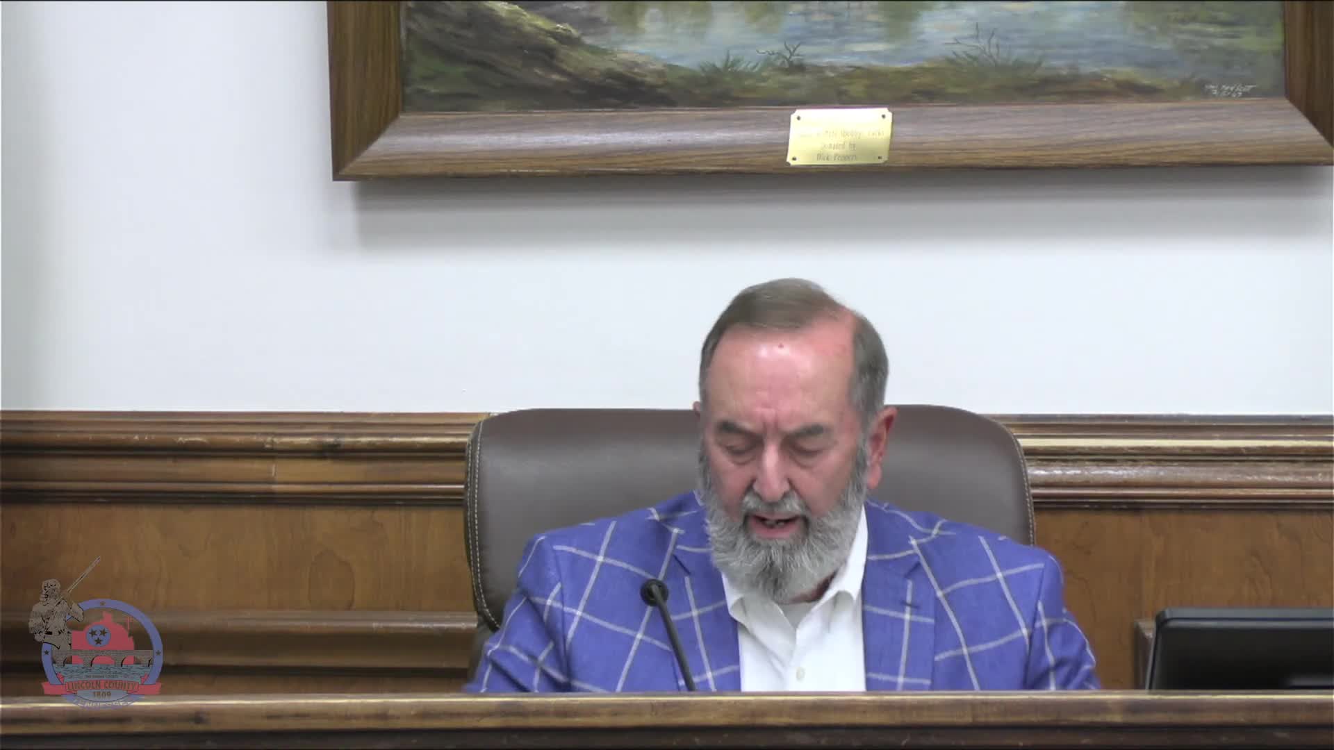 Mayor Newman honors Ricky Pierce for dedicated service to Lincoln County
