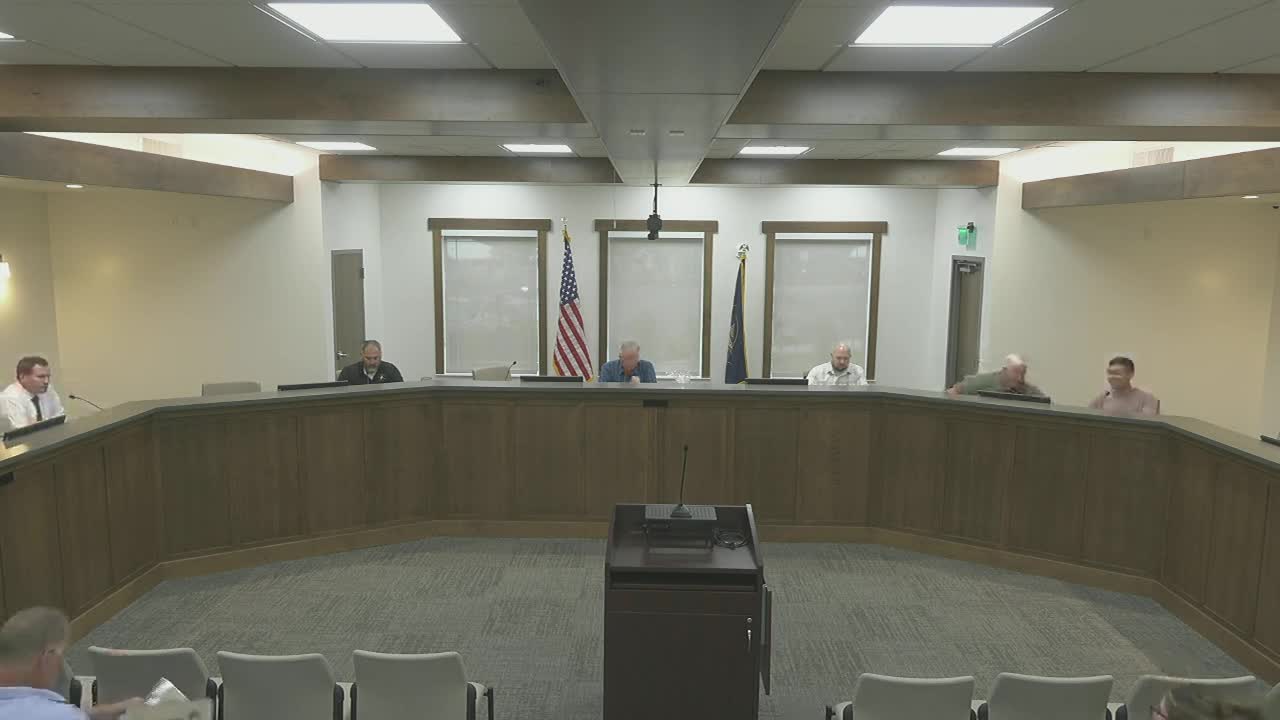 Santaquin City Council honors Chuck Rinker for outstanding cemetery maintenance efforts