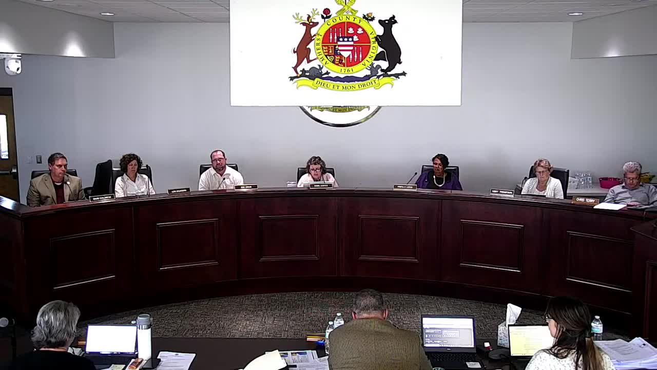 Board members honored at Amherst County meeting for excellence and community engagement