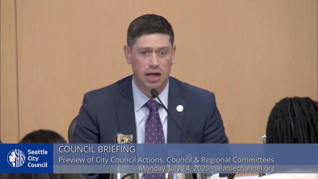 Seattle Council Member Williams updates on Federal Way Station and community outreach efforts