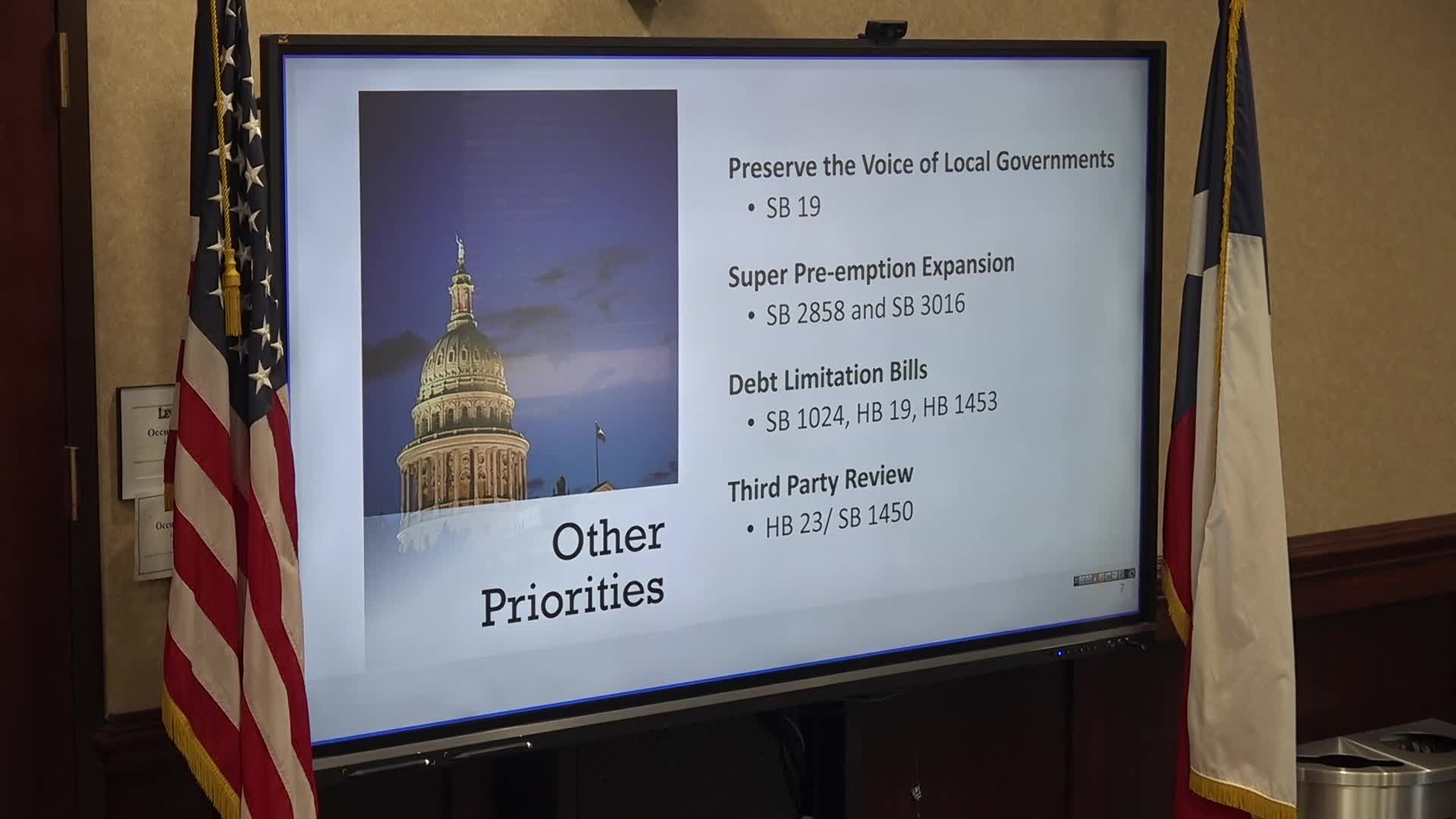 Lewisville Council reviews legislative session impacts and prepares for upcoming special session