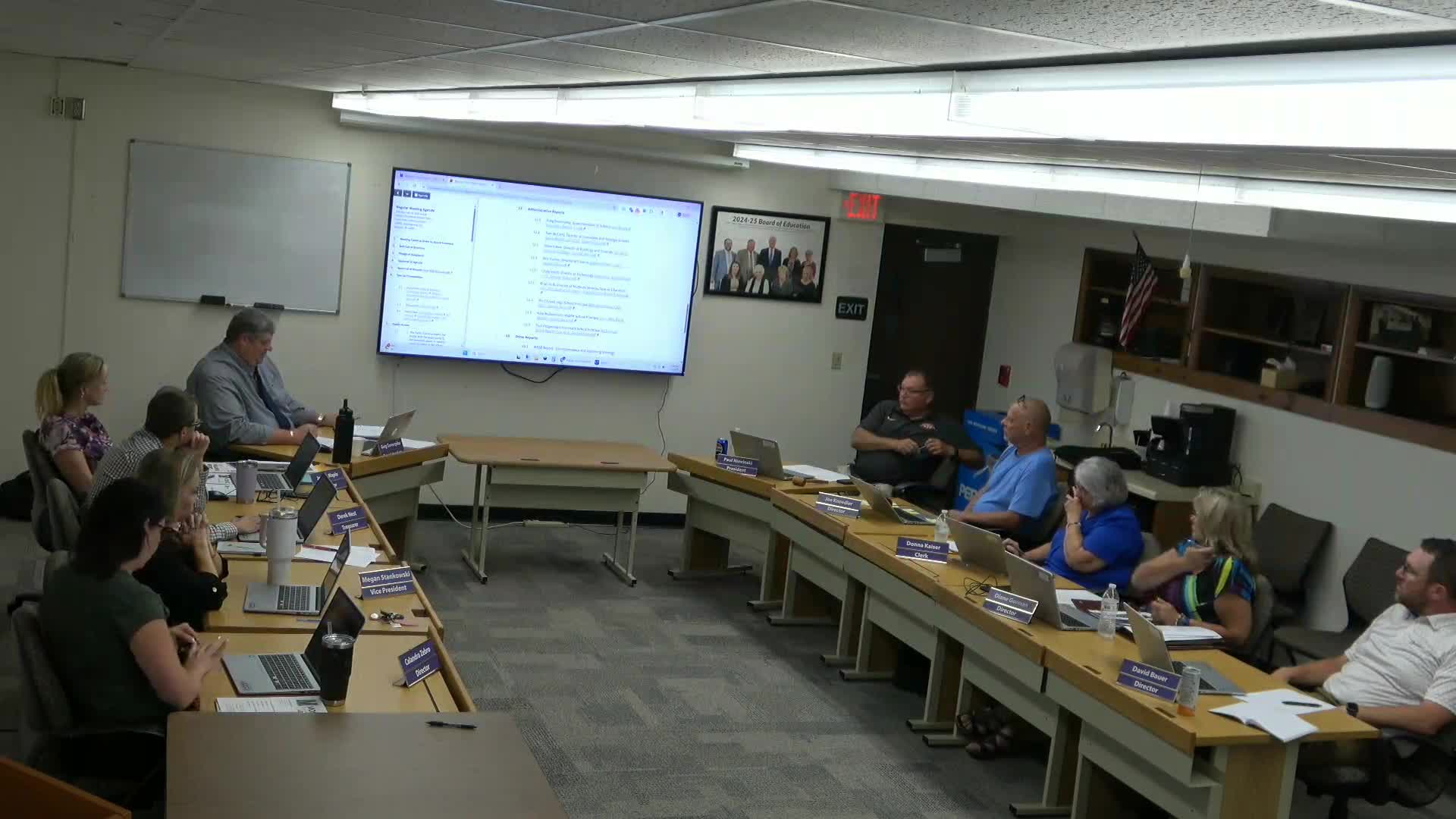 New Principals and Athletic Director Introduced at Local School Board Meeting