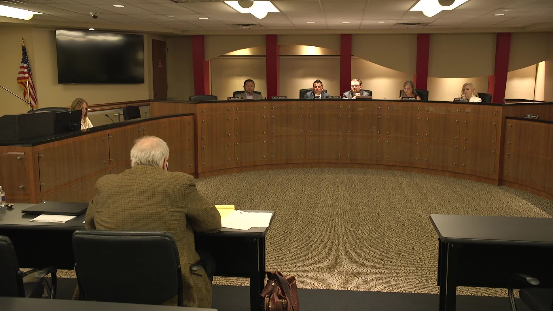 Committee reviews footage from school fight involving students Edwin and Evan
