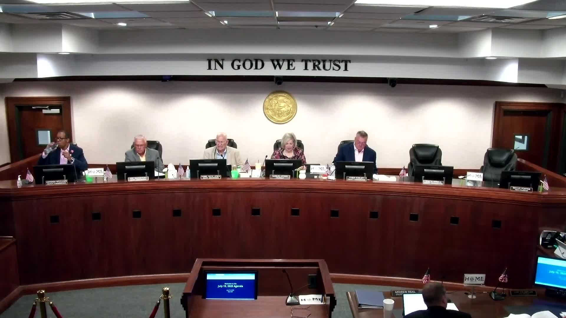 Wayne County Commissioners discuss health appointments and economic development agreement