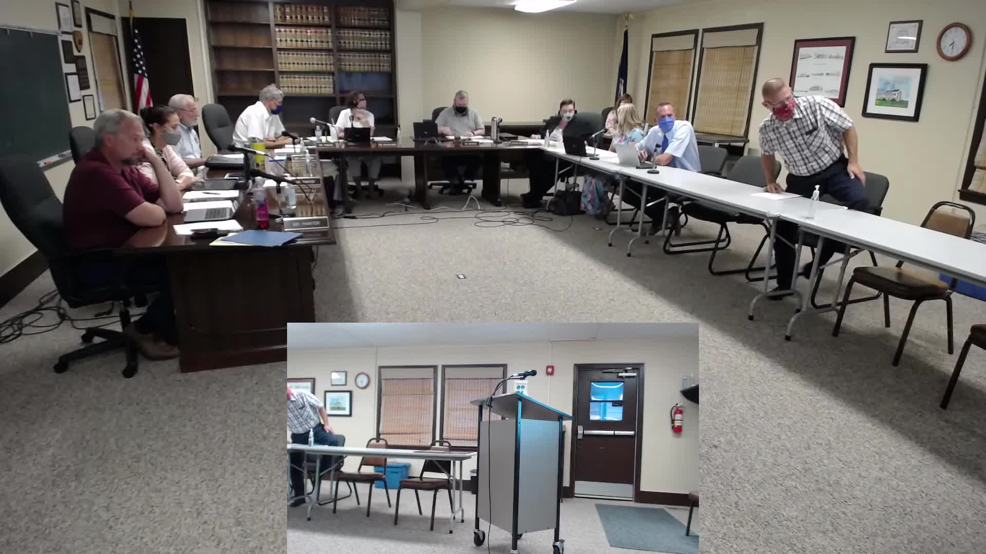 School Board updates on ventilation improvements and paving projects at local schools