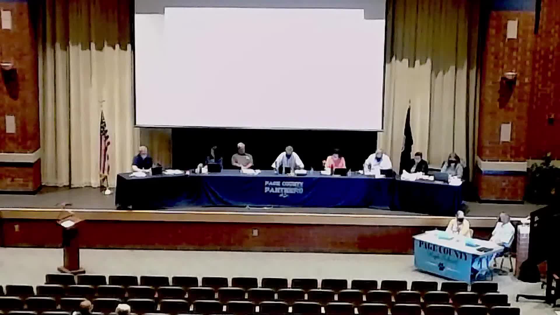 Virginia Board discusses Page County SOL test results and recovery plans