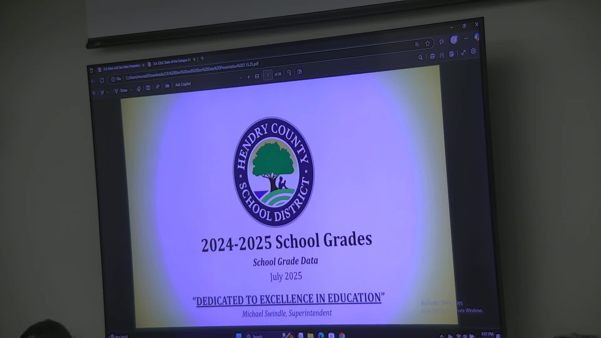 Hendry district highlights academic gains; pre‑K center posts high readiness rates