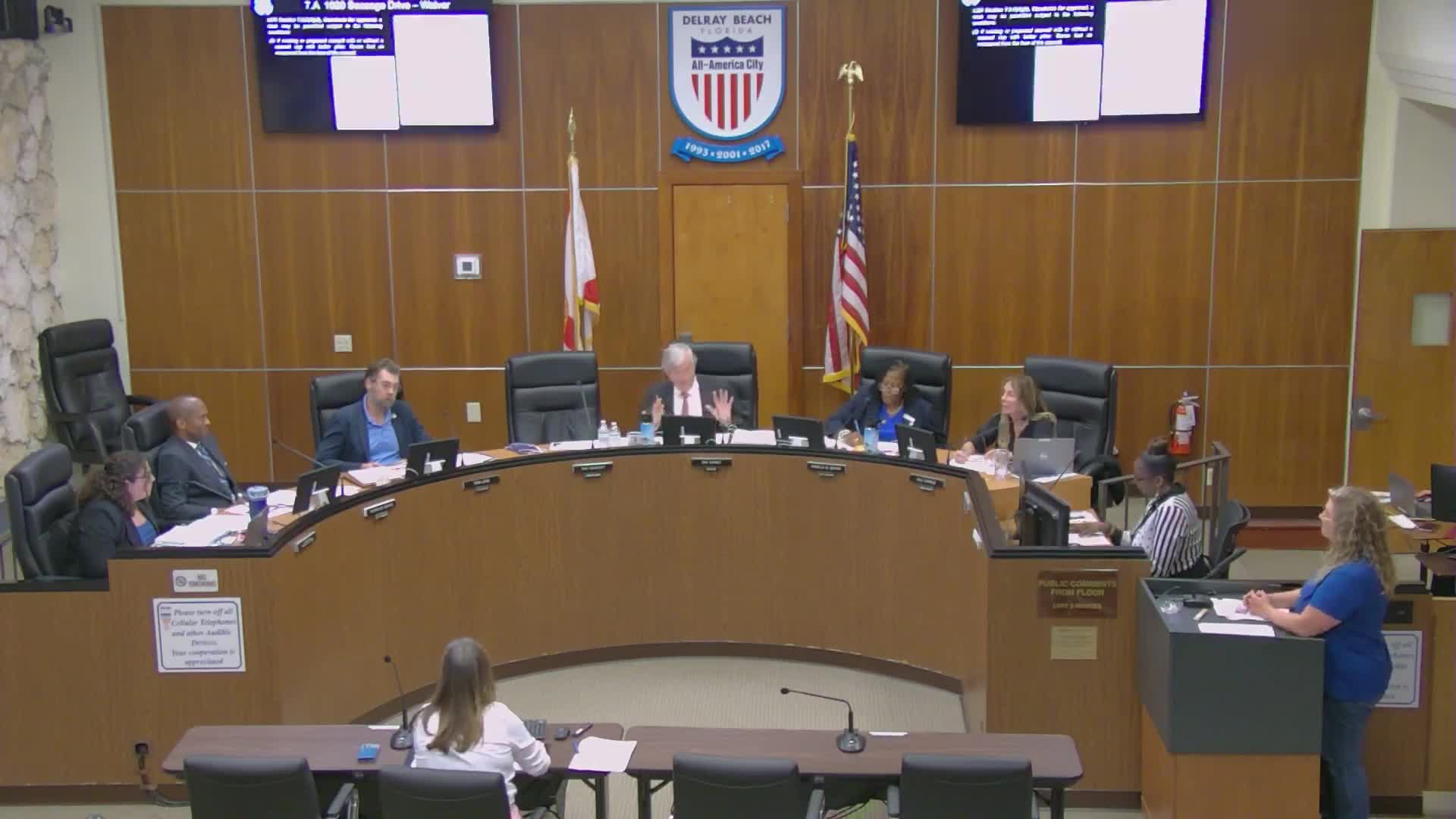 Commissioner Casale supports dock proposal after public hearing review